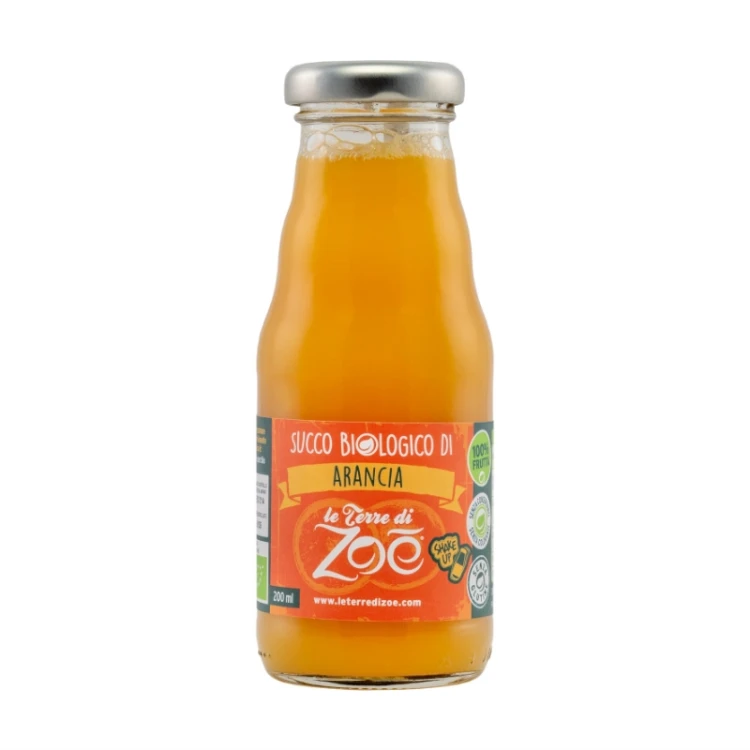 Sok pomarańczowy BIO 200 ml 100% – Le Terre di Zoé, Kalabria