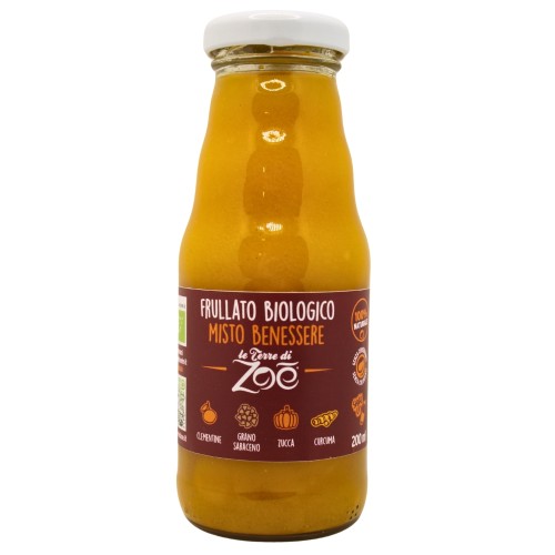 Smoothie BIO klementynka, dynia, gryka, kurkuma 200 ml – Le Terre di Zoé