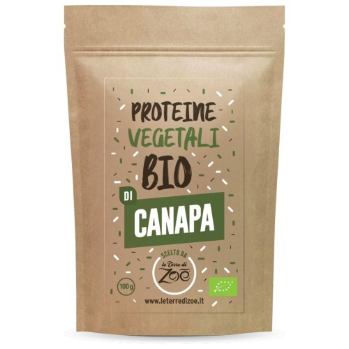 Białko konopne BIO 100 g – Le Terre di Zoé, Włochy