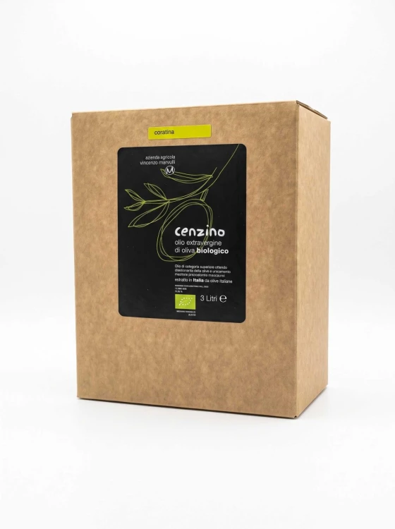 Oliwa Coratina BIO Cenzino 3 l Bag-in-Box