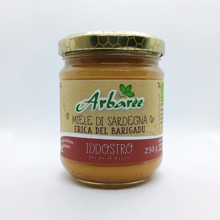 Miód z wrzośca drzewiastego (Erica) BIO z Sardynii 250 g | Arbarèe