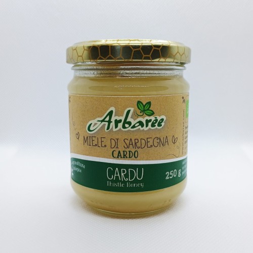 Miód z ostu (Cardo) BIO z Sardynii 250 g | Arbarèe
