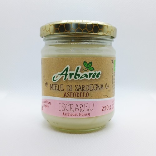 Miód asfodelowy (Asfodelo) BIO z Sardynii 250 g | Arbarèe