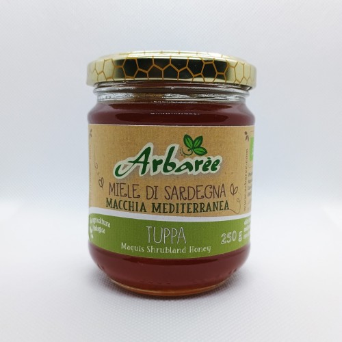 Miód z makii śródziemnomorskiej (Macchia Mediterranea) BIO z Sardynii 250 g | Arbarèe