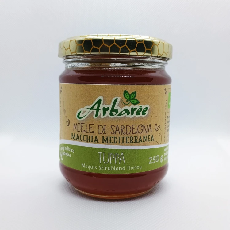 Miód z makii śródziemnomorskiej (Macchia Mediterranea) BIO z Sardynii 250 g | Arbarèe