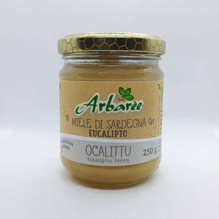 Miód eukaliptusowy (Eucalipto) BIO z Sardynii 250 g | Arbarèe