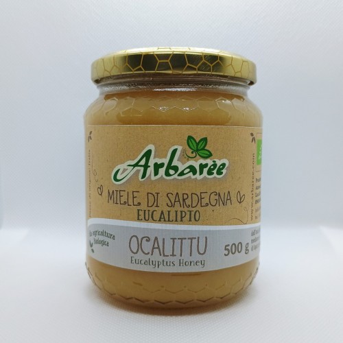 Miód eukaliptusowy (Eucalipto) BIO z Sardynii 500 g | Arbarèe