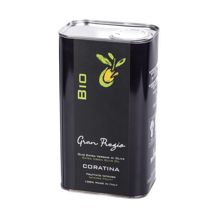 Oliwa z oliwek BIO Coratina 1l puszka metalowa