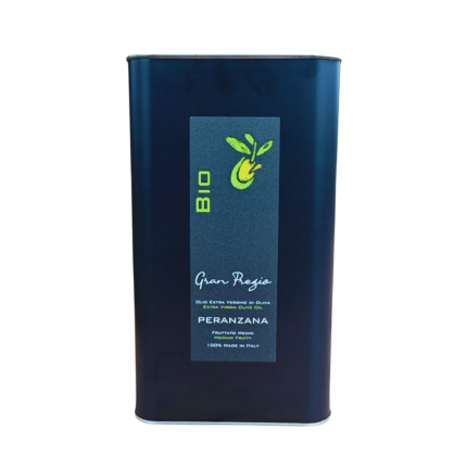 Oliwa Wysokopolifenolowa BIO Peranzana 5L Puszka - 656 mg! Gran Pregio (Zbiór 2025/26)