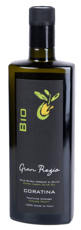 Oliwa Wysokopolifenolowa BIO Coratina 500ml - 890 mg! Gran Pregio (Zbiór 2025/26)