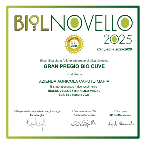 nagradzana oliwa bio cuvee Gran Pregio