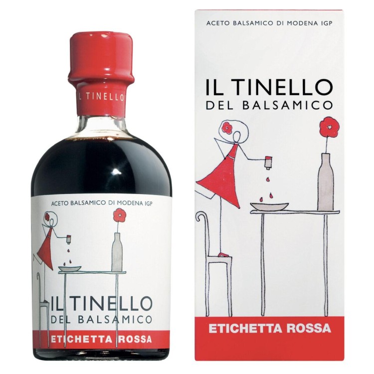 Ocet balsamiczny igp premium etykieta czerwona Il Borgo Balsamico