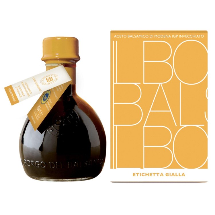 Zdjęcie główne: Ocet Balsamiczny z Modeny IGP Invecchiato Il Borgo Żółta Etykieta - butelka 250ml