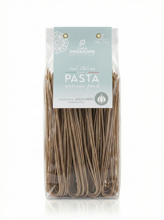 Makaron Tagliolini z Czarnym Czosnkiem BIO Casa Prencipe - 500g
