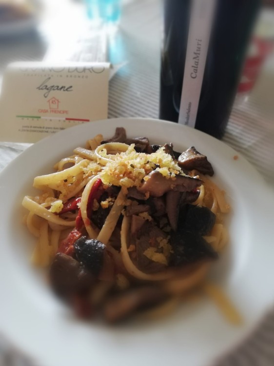 Wykwintne danie z makaronem Tagliolini Senatore Cappelli