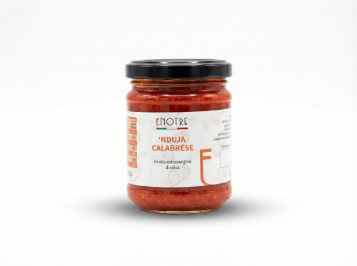 słoik Nduja di Calabria Enotre z oliwą extra virgin
