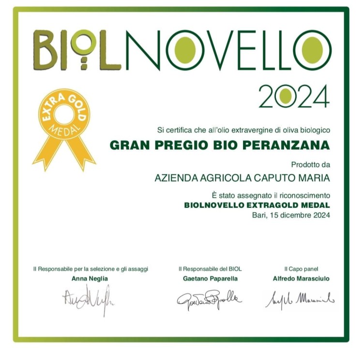 biol nagroda peranzana granpregio bio