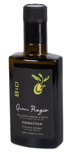 Oliwa Wysokopolifenolowa BIO Coratina 250ml - 890 mg! Gran Pregio (Zbiór 2025/26)