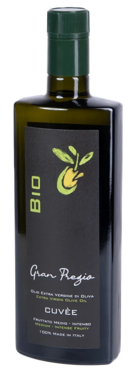 Wysokopolifenolowa oliwa z oliwek BIO Cuvee Gran Pregio butelka 500ml