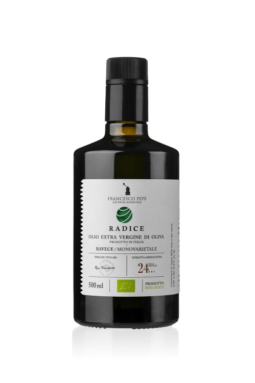 Medyczna oliwa wysokopolifenolowa BIO 1050mg Radice Francesco Pepe 500ml