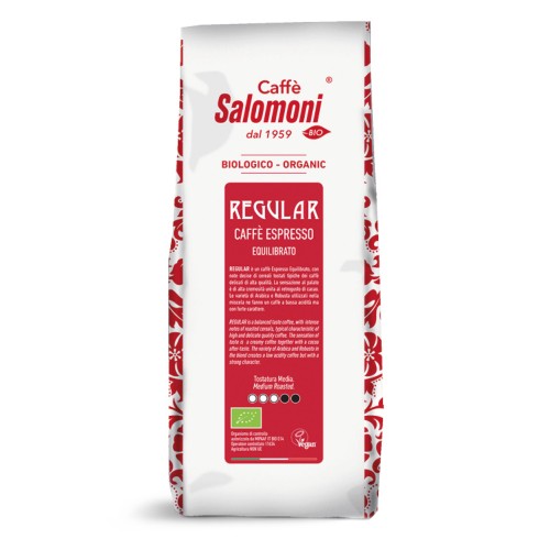 Kawa ziarnista 100% Arabica Regular BIO palarnia Salomoni Mantova Włochy