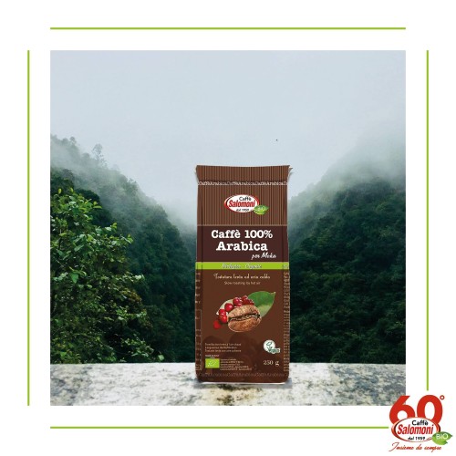 Kawa mielona do kawiarki 100% Arabica BIO Salomoni Mantova 250g