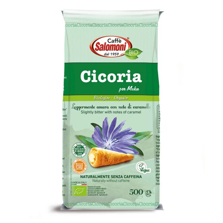 Mielona cykoria 100% bezkofeinowa alternatywa dla kawy Salomoni BIO 250g