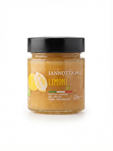 Ekologiczna konfitura z cytryn BIO 250g od Lucia Iannotta. Skład: 69,6% owoców.