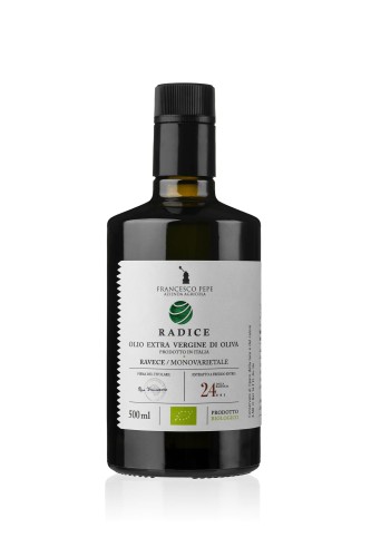 Medyczna oliwa wysokopolifenolowa BIO 1050mg Radice Francesco Pepe 500ml