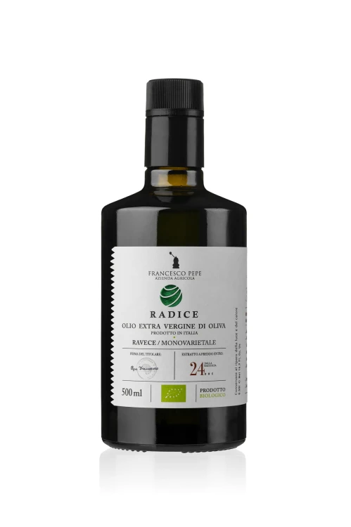 Medyczna oliwa wysokopolifenolowa BIO 1050mg Radice Francesco Pepe 500ml