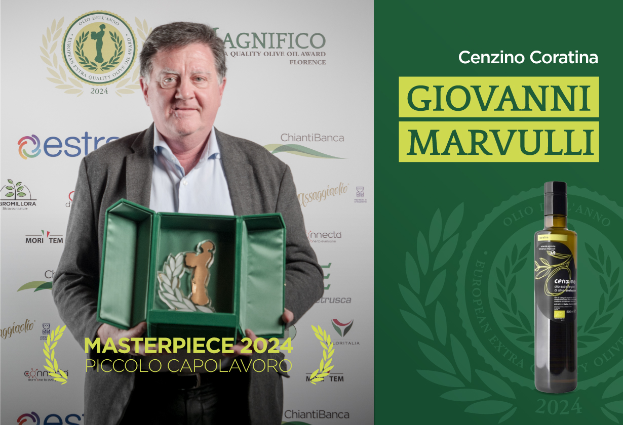 Cenzino Coratina BIO – oliwa Extra Virgin 500 ml, gospodarstwo Marvulli, Matera